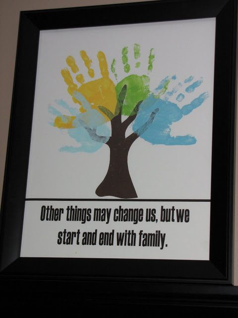 Father's Day Handprint Tree Craft