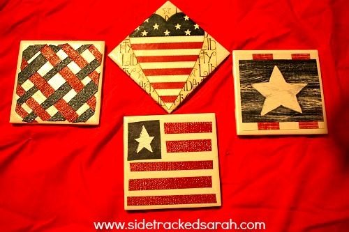patriotic coasters