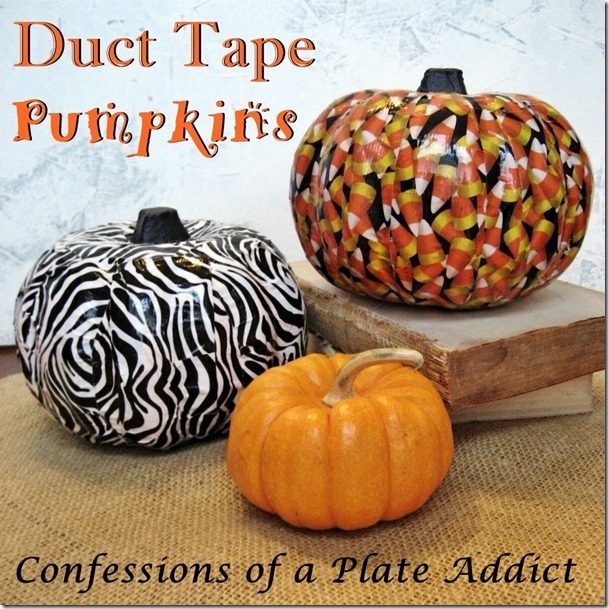 Duct Tape Pumpkin