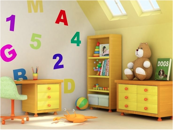 Yellow Kids Room