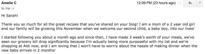 Amelie Testimonial