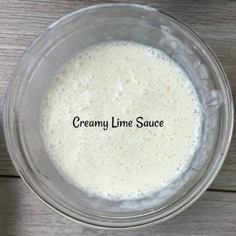 Creamy Lime Sauce for Southwestern Chicken Salad