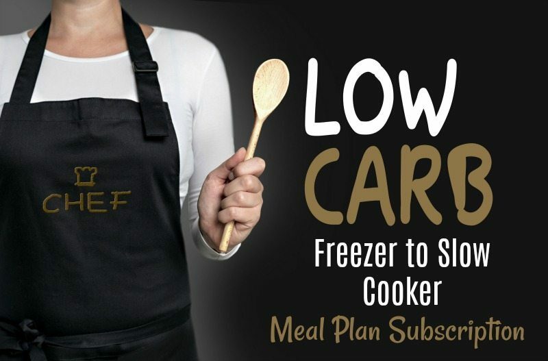 Low Carb Freezer to Slow Cooker Meal Plan
