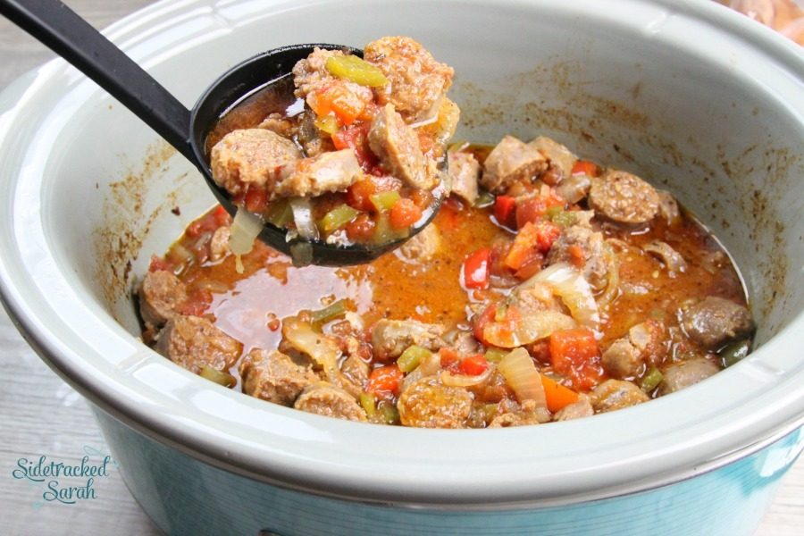 Crock Pot Italian Sausage and Peppers Low Carb Sidetracked Sarah