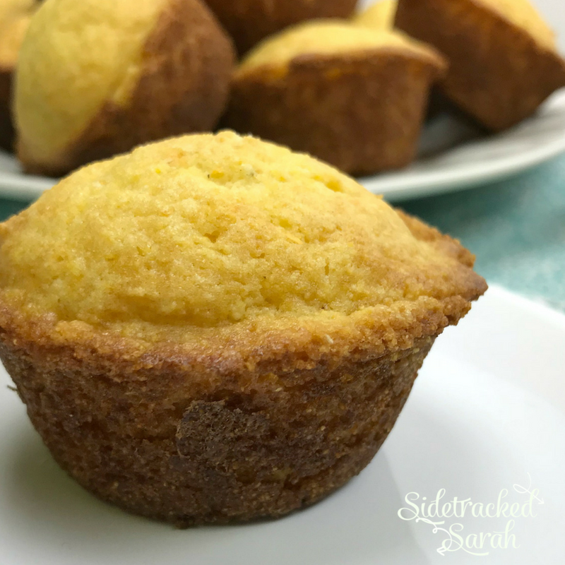 Southern Cornbread Muffins Sidetracked Sarah