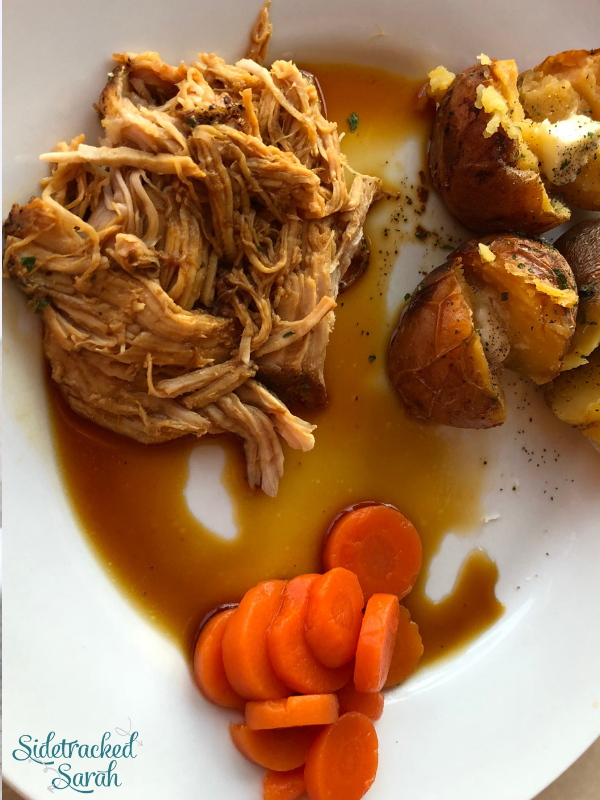 Slow Cooker Brown Sugar Pork Roast & Potatoes Sidetracked Sarah