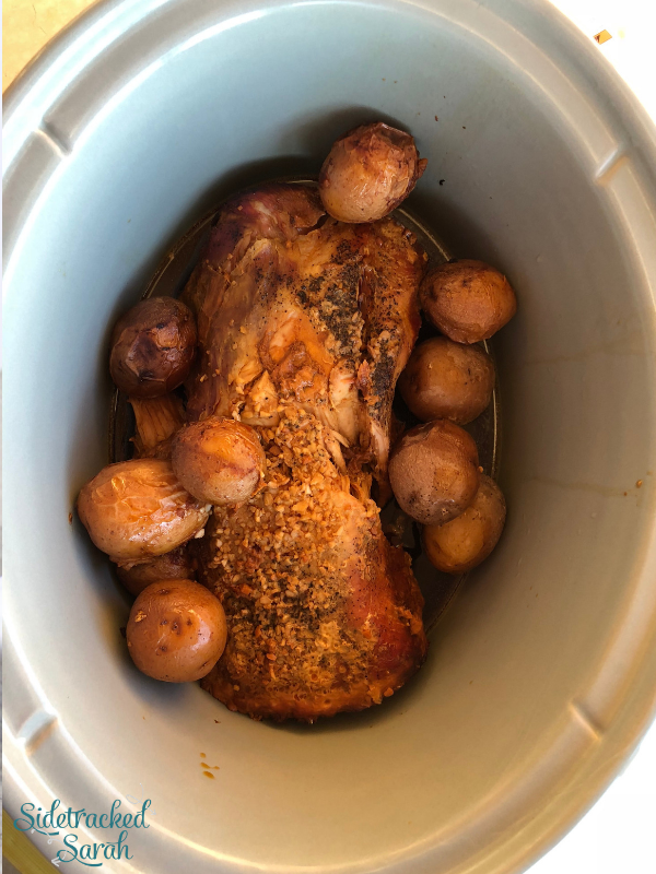 Slow Cooker Brown Sugar Pork Roast & Potatoes Sidetracked Sarah