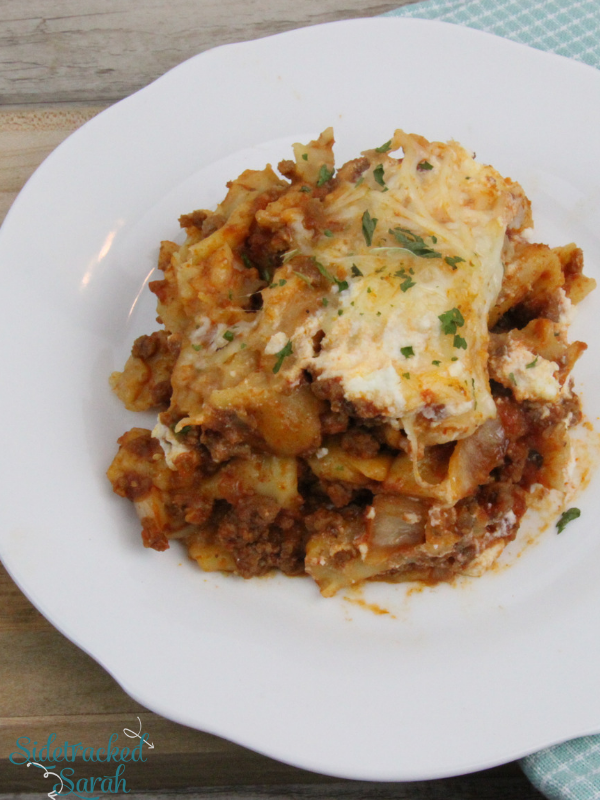 Crock Pot Baked Ziti Recipe Sidetracked Sarah