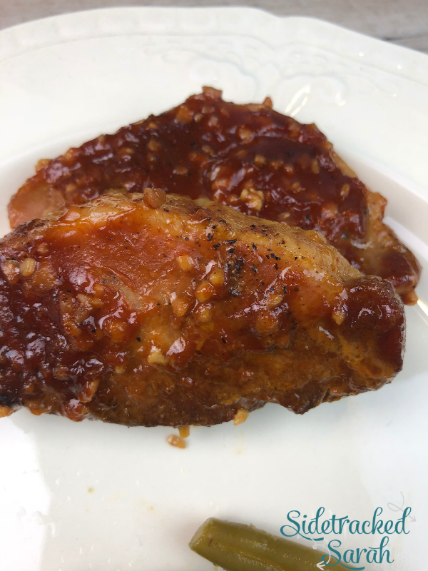 The Best Slow Cooker Honey Garlic Pork Chops Sidetracked Sarah
