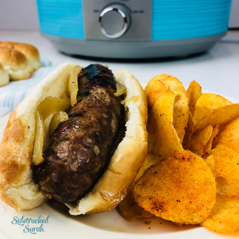 Delicious Slow Cooker Beer Brats Recipe Sidetracked Sarah